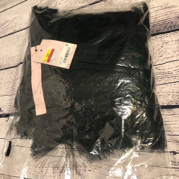 Avec Les Filles Metallic Fringe Black Cocktail Party Club Short Mini Dress - Picture 15 of 15